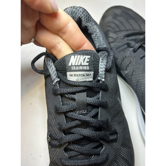 Nike In Season Trainer 7 Black White Running Shoes Womens Size 9.5 Men 8 - Picture 6 of 7
